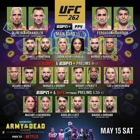 ufc main card tonight.